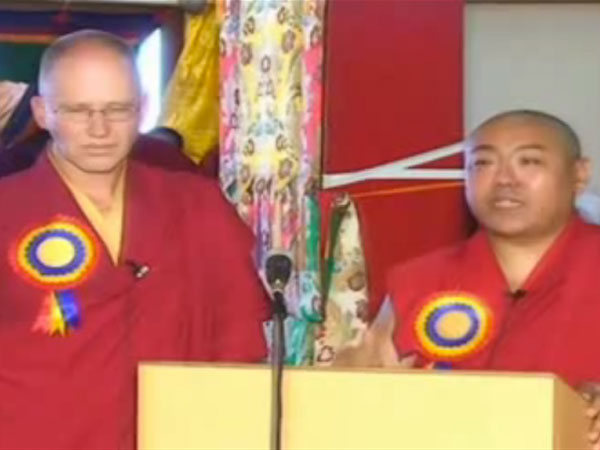 OFFICIAL OPENING OF SHAR GADEN MONASTERY, OCTOBER 2009 - GRAND OPENING CEREMONY PART 2 