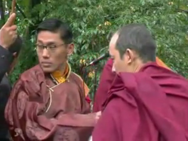 HIS HOLINESS TRIJANG RINPOCHE AND HIS BROTHER PRINCE TJ VERSACE