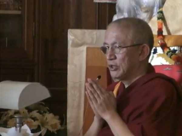 RABTEN CHOELING LE MONT PÈLERIN : PRAYERS WITH GONSAR RINPOCHE 